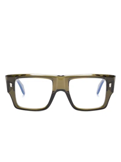 Cutler And Gross Cgop Glasses In Green