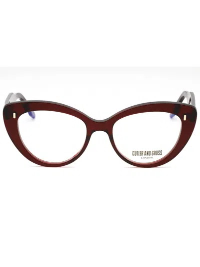 Cutler And Gross Chic Cat Eye Eyeglasses For Women In Brown