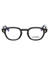 Cutler And Gross Dark Grey Acetate Glasses In Brown