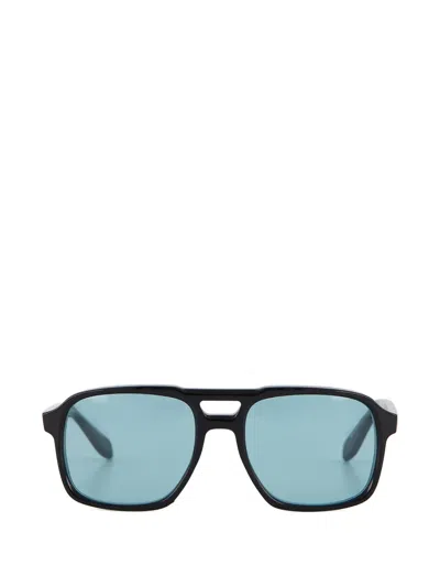 Cutler And Gross Double-bridge Square-frame Sunglasses In Blue