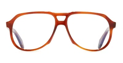 Cutler And Gross Cutler & Gross Eyeglasses In Brown