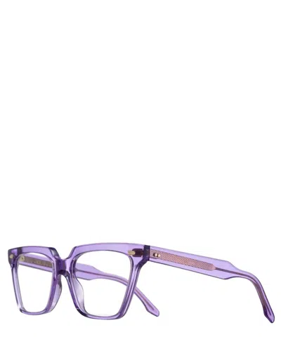 Cutler And Gross Eyeglasses 1346-08 56mm Classic Purple Crystal Acetate Optical Glasses In Crl