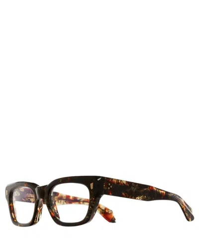 Cutler And Gross Eyeglasses 1391-02 53mm Brush Stroke Acetate Optical Glasses In Crl