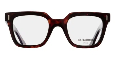 Cutler And Gross Cutler & Gross Eyeglasses In Brown