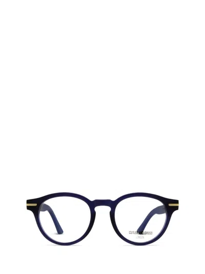 Cutler And Gross Cutler & Gross Eyeglasses In Classic Navy Blue