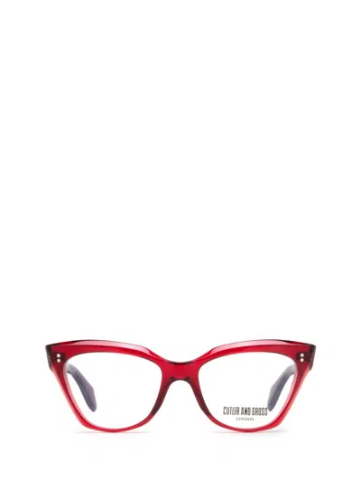 Cutler And Gross Cutler & Gross Eyeglasses In Red