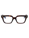 Cutler And Gross Square-frame Tortoiseshell Glasses In 02 Dark Turtle