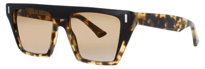 Cutler And Gross Geometric Acetate Sunglasses In Multi