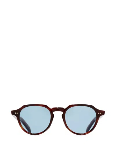 Cutler And Gross Geometric-frame Sunglasses In Multi