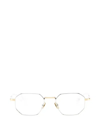 Cutler And Gross Geometric-frame Sunglasses In Silver