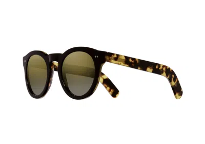 Cutler And Gross Gold Flash Round Unisex Sunglasses Cgsn0734v2 001 47 In Multi