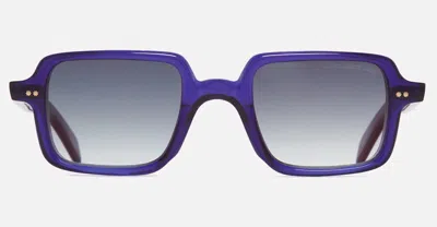 Cutler And Gross Gr02 - Ink Color Studio Sunglasses In Blue