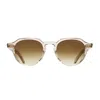 Cutler And Gross Gr06 03 Sand Crystal Sunglasses In Brown