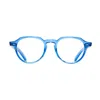CUTLER AND GROSS CUTLER AND GROSS GR06 A7 BLUE CRYSTAL GLASSES