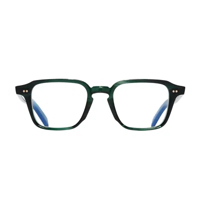 Cutler And Gross Gr07 03 Striped Dark Green Glasses In Verde