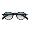 Cutler And Gross Gr08 02 Black On Havana Sunglasses In Black