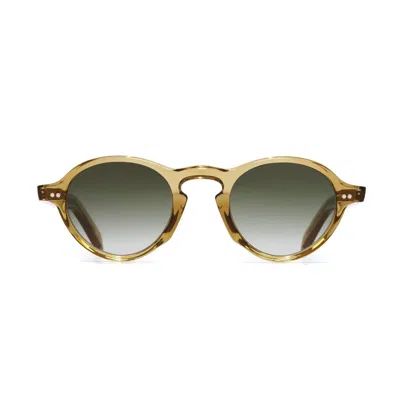 Cutler And Gross Gr08 04 Crystal Tobacco Sunglasses In Verde