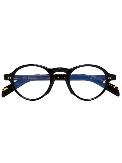 Cutler And Gross Gr08 Eyewear In Black On Havana