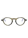 Cutler And Gross Gr08 Round-frame Sunglasses In 绿色