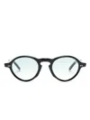 Cutler And Gross Gr08 Round-frame Sunglasses In 黑色