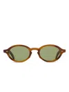Cutler And Gross Gr13 Oval-shape Sunglasses In Brown