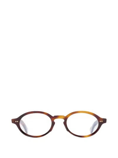 Cutler And Gross Gr13 Round-frame Glasses In Brown