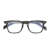Cutler And Gross Graham Gr10 01 Black On Horn Glasses In Gold