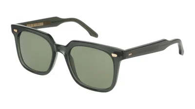 Cutler And Gross Green Square Unisex Sunglasses Cgsn138752 006 52