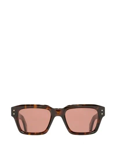 Cutler And Gross Havana Square-frame Sunglasses In Pink