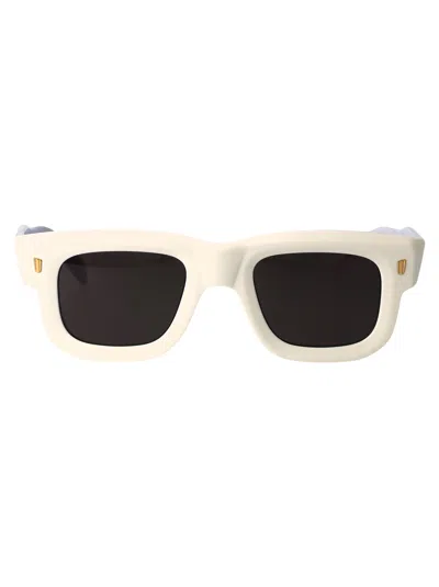 Cutler And Gross Ivory Acetate Sunglasses