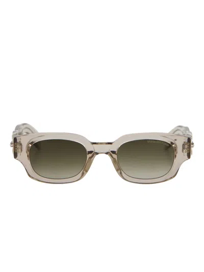 Cutler And Gross Logo-plaque Sunglasses In Gray
