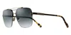 Cutler And Gross Men's Cgsn137360 Sunglasses In Black Gold / Grey Gradient In Multi