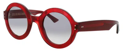 Cutler And Gross Mini Round Sunglasses In Red