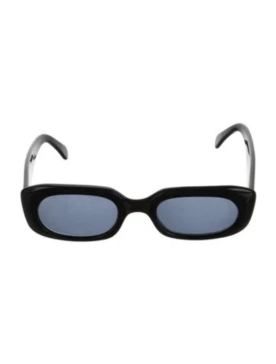 Pre-owned Cutler And Gross Narrow Tinted Sunglasses In Black