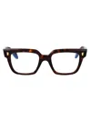 Cutler And Gross Square-frame Tortoiseshell Glasses In 02 Dark Turtle