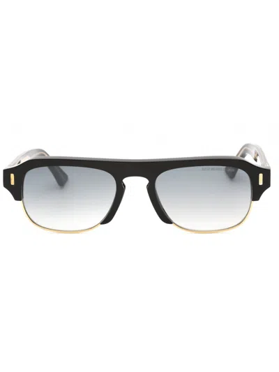 Cutler And Gross Oval Men's Sunglasses Cg1353s In Black