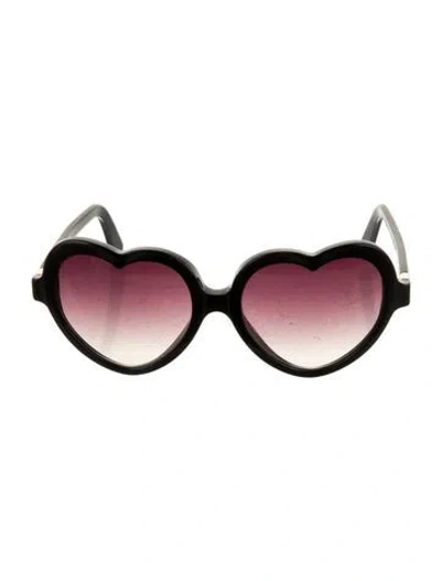 Pre-owned Cutler And Gross Oversize Gradient Sunglasses In Black