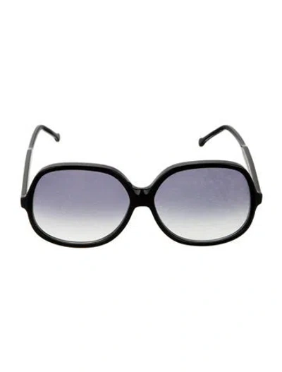Pre-owned Cutler And Gross Oversize Gradient Sunglasses In Black