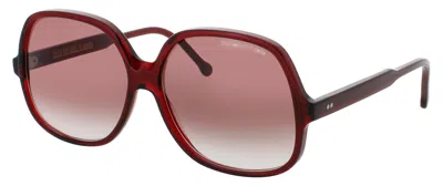 Cutler And Gross Oversized Square Sunglasses In Red