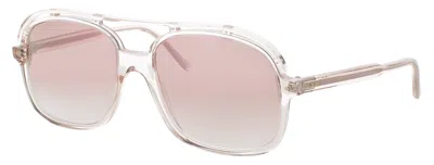 Cutler And Gross Oversized Square Sunglasses In Pink