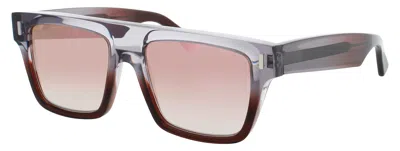 Cutler And Gross Unisex Square Sunglasses In White