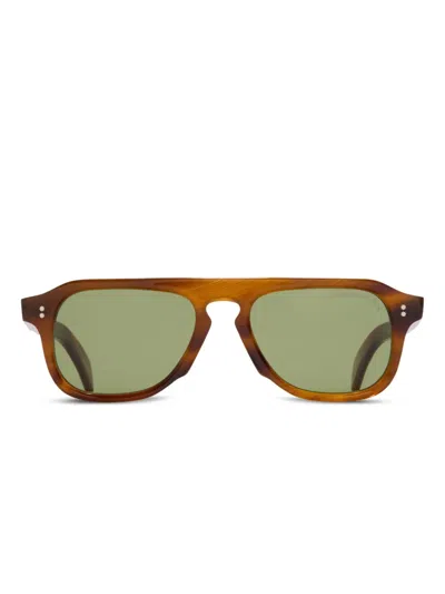 Cutler And Gross Pilot-frame Sunglasses In Brown