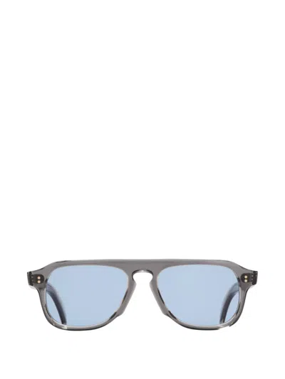 Cutler And Gross Pilot-frame Sunglasses In White