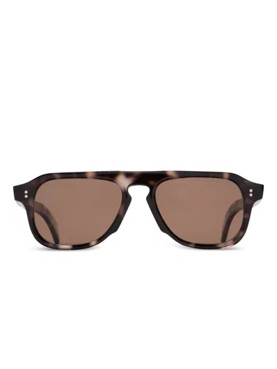 Cutler And Gross Pilot-frame Sunglasses In Nude