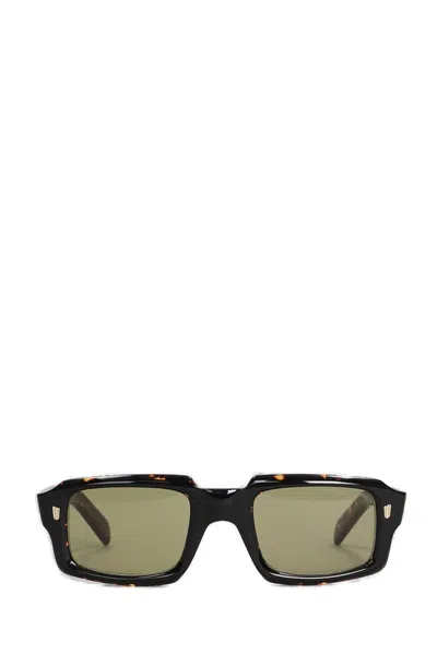 Cutler And Gross Rectangle Frame Sunglasses In Black