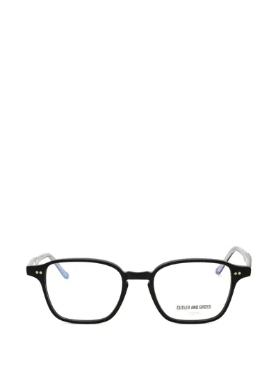 Cutler And Gross Rectangle-frame Glasses In Black