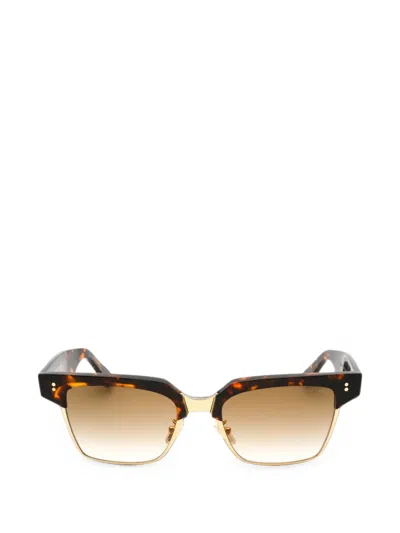 Cutler And Gross Rectangle-frame Sunglasses In Neutral