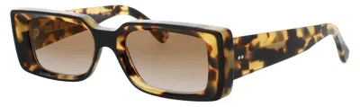 Cutler And Gross Rectangular Acetate Sunglasses In Transparent