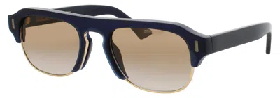 Cutler And Gross Rectangular Acetate Sunglasses In Brown