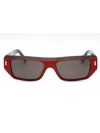 Cutler And Gross Rectangular Unisex Acetate Sunglasses